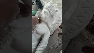 Hanuman ji Marble Murti ki Face Making Process, Order Call/ WhatsApp 9058074841