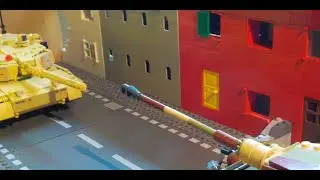 M1 Abrams VS Tiger II (short lego animation)