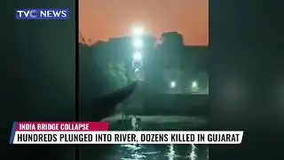 VIDEO: Dozens Dead as Pedestrian Bridge Collapses in India