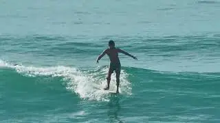 Another day, another surf at Clean Beach Lefty &mdash; featuring @johng.lu!