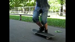 Old school varial kickflip