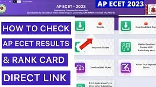 HOW TO CHECK AP ECET 2023 RESULTS | AP ECET RANK CARD 2023 PROCESS