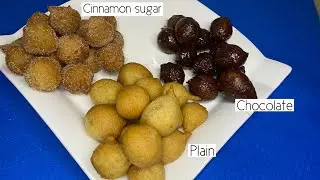 How to make DONUT HOLES in 3 minutes (Quick and easy Donut Recipe)