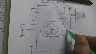 MACHINE DRAWING  CROSS HEAD ASSEMBLING