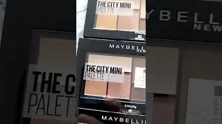 Maybelline The City Mini Palettes| Affordable Tareen Palette For Beginners|ONE BRAND MAKEUP|Pakistan