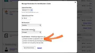 Online Banking Bill Pay - Reminders