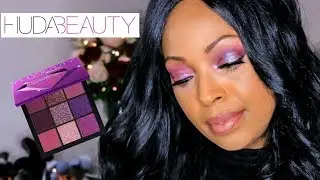 Huda Beauty Amethyst Obsessions Palette First Impression/GRWM