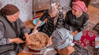 Дагестан! Сыр из молока БУЙВОЛА!  Виноградный МЁД! Готовим Чуду, Хинкал и Курзе! Сельская жизнь!