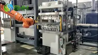 Yutobe molded pulp thermoforming machine