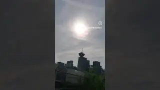 July 27, 2025 #Chemtrail #Vancouver #blocking healing #sun 🌞 #clouds #sky