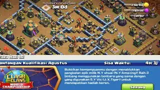 Menaklukkan Pangkalan Epic Milik ,N.Y shuai ( N.Y amazing)  Clash of Clans