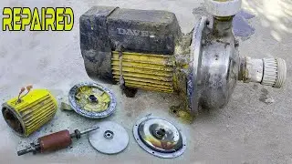 Water pump Davey motor bearing replacement and seal leakage