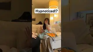 Girl Gets Hypnotized to Bark like a Dog!? #hypnosis #comedy #shorts
