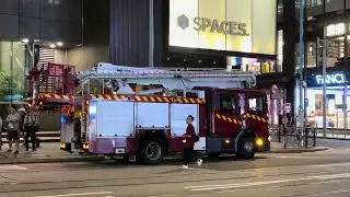 Scania P320 Fire Truck in Hong Kong (FSD) @Sheung Wan  (Sep 2024)