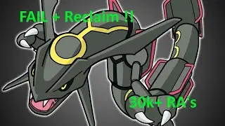 Shiny Rayquaza FAIL + Reclaim in Pokemon Emerald!!