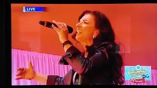 Natalie Pinto at the Columbus Day Parade in New Your City October 14, 2024