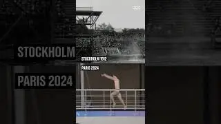 112 years apart! 🤯 Here's how far the sport of diving has come since Stockholm 1912 to #Paris2024!