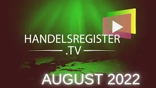 Handelsregister TV - Wirtschaftssendung Schweiz August 2022