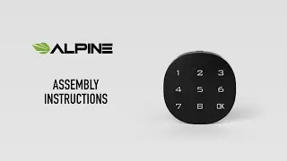 ALP701 TPL Digital Lock For Double Tier Locker Assembly Video