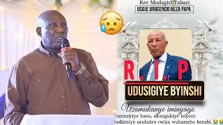 MU GAHINDA KENSHI😭Rev RUJURAMA avuze ubuzima bwa Rev MUDAGIRI💔Yasize ubuhamya bwiza/Abana babihamije