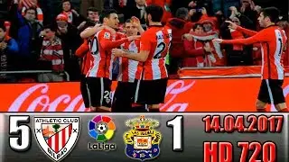 Ath Bilbao 5-1 Las Palmas  All Goals and Highlights !!! SPAIN: (LaLiga - Round 32) 14.04.2017