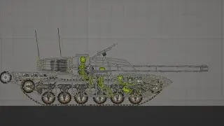 Challenger-2 Firing At T-72B3