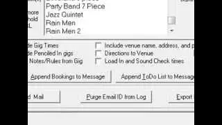 Band Leader software: Cool Email