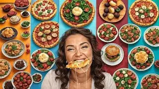 ASMR Eating Sounds 🍽️ Beautiful Lady Enjoys Delicious Food  Relaxing Mukbang Experience