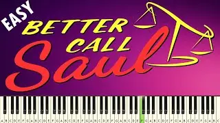 Better Call Saul Intro - EASY PIANO TUTORIAL