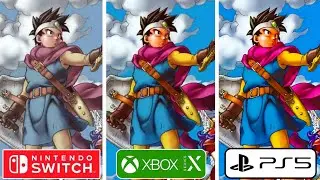 Dragon Quest 3 HD 2D Remake Nintendo Switch vs PS5 vs Xbox Series X Graphics Comparison