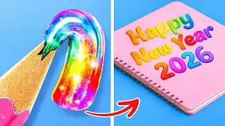 1-STAR VS 5-STAR NEW YAER DRAWING CHALLENGE 🌈 Rainbow ART With Pencil By 123 GO!