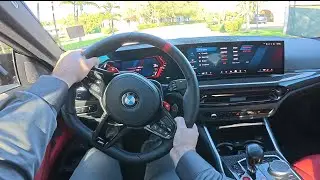 2025 BMW M4 Competition xDrive POV Driving Impressions!