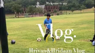 Hriyan football practice in park.#soccer #football @coppel