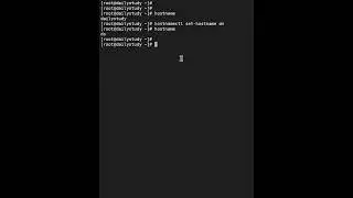 How to set hostname and without restart update your session |DailyStudyLinux #linux  #learnlinux