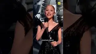 #arianagrande honors queen #mariahcarey with the Video Vanguard Award at the #vmas  🥹