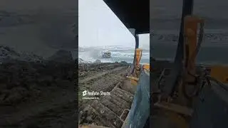 Komatsu d85px-15 Dozer. Cat 797F Haul Truck..Northwestern Ontario Gold Mine..