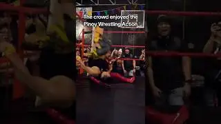 Pinoy Wrestling Crowd enjoying the action | #shorts #prowrestling #jakedeleon