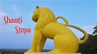 Shanti Stupa! Buddhist Religious Place! Bhubaneswar, Odisha
