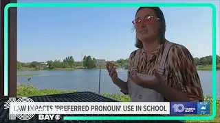 Non-binary teacher condemns Florida bill impacting preferred pronouns in schools