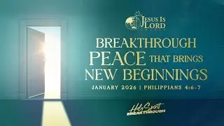Worship and Healing Service, Live! | 01.11.26 - 1st Service | JIL Don Bosco Para&ntilde;aque