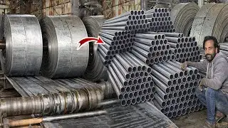 Amazing Manufacturing processes of Square Steel pipe ||Mass Production process square steel pipe ||