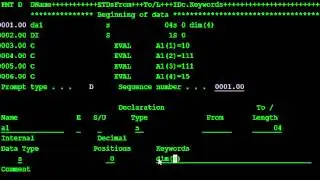 SIMPLE ARRAY IN RPGLE
