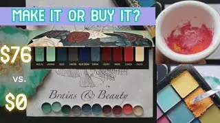 MIXING eyeshadows to dupe $76 Muerte Melt cosmetics eyeshadow palette | Make it or Buy it
