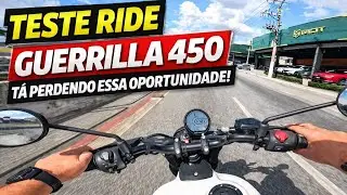 🏍️ TESTE RIDE GUERRILLA 450 &ndash; T&Aacute; PERDENDO ESSA OPORTUNIDADE!