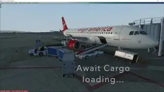 How to: Start Airbus a318/319 | Alaska Air Virtual HD