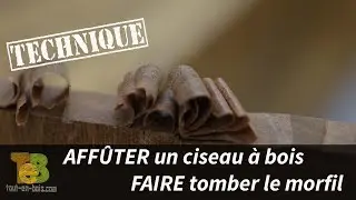 Technique menuiserie - affûter un ciseau à bois avec des pierres diamantées DMT