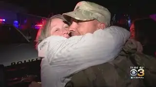 Hero's Welcome For South Jersey Soldiers Who Return Home For Holidays