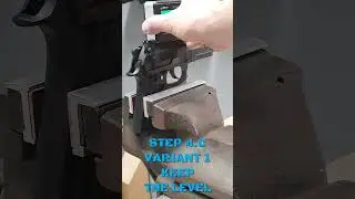 How to fix securely the blow-back pistol before calibrating the optics #airsoft