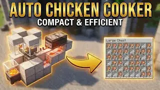 STOP Hunting Food! 🚫 Simple Minecraft Automatic Chicken Farm (Step-by-Step)