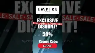 Empire Paris Sitewide Code! #EmpireParis #LuxuryFashion #TrendyApparel #StyleWithClass #50OFFDeal